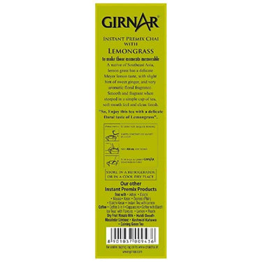 GIRNAR-Instant Premix Lemongrass Chai -10 Sachets